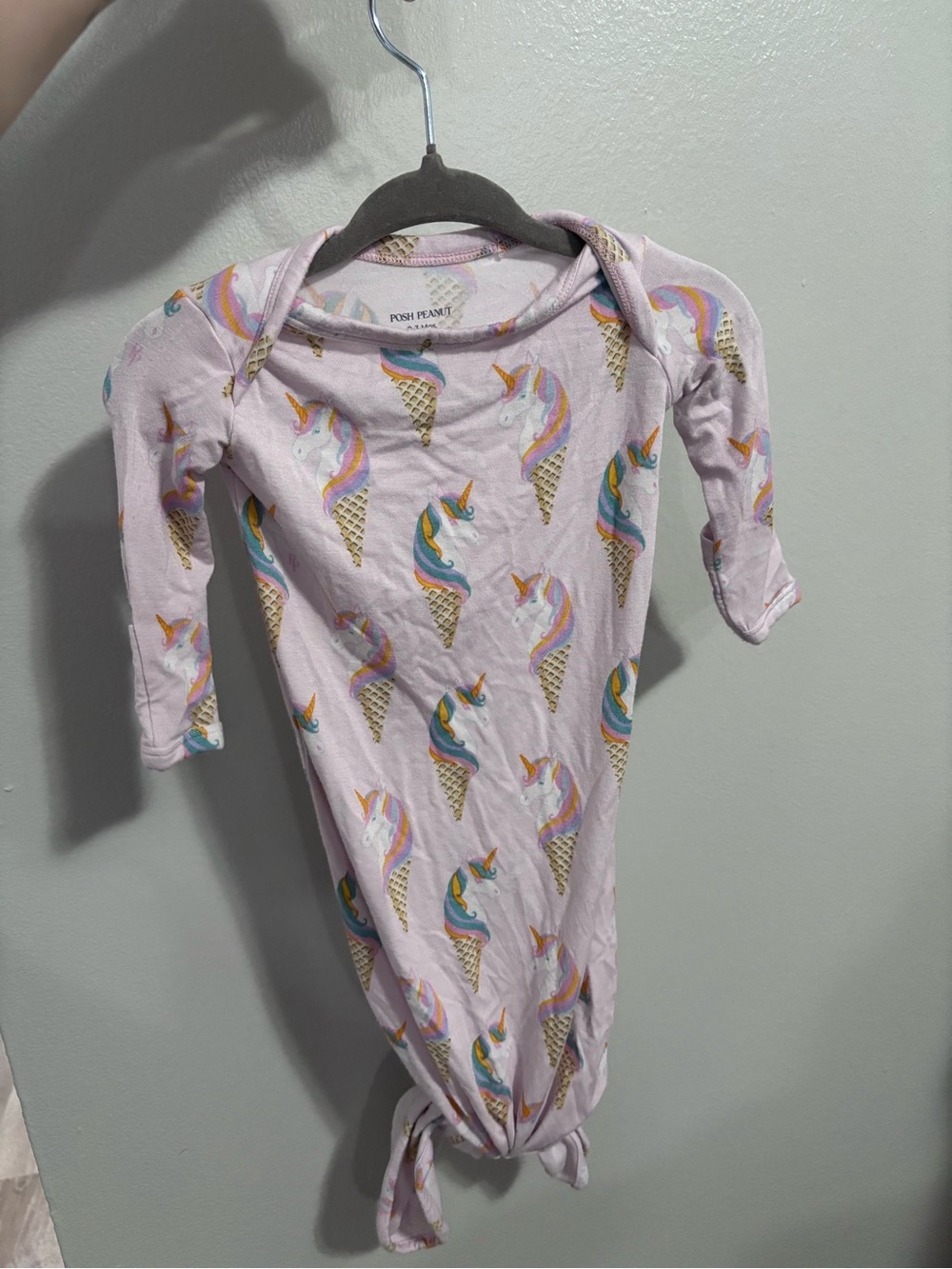 Posh Peanut Pastel Pink Unicorn Ice Cream Knot Gown